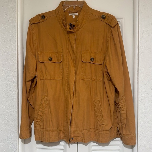 Gold Yellow Utility Jacket - Picture 1 of 8